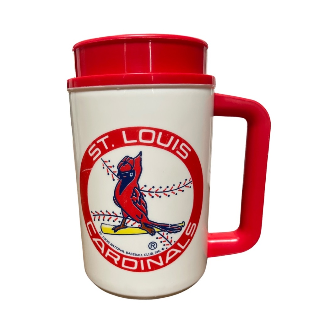 MLB St. Louis Cardinals Baseball Thermos Fan Mug 22oz
